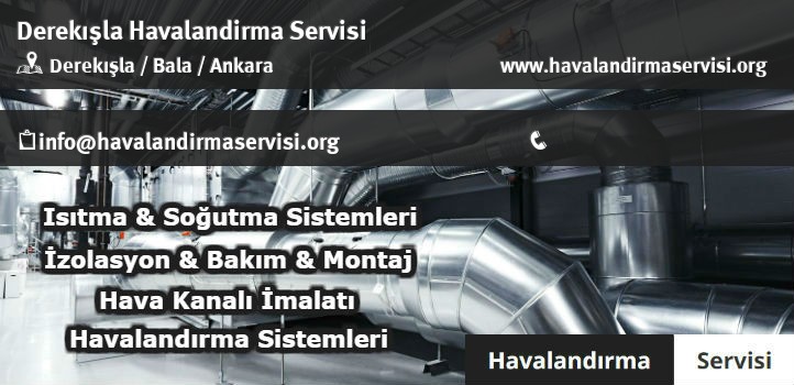 Derekışla havalandırma servisi