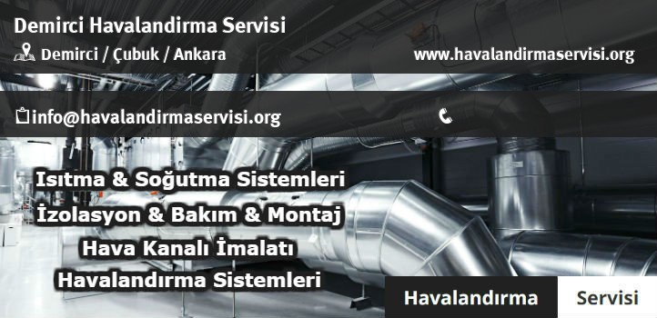 Demirci havalandırma servisi